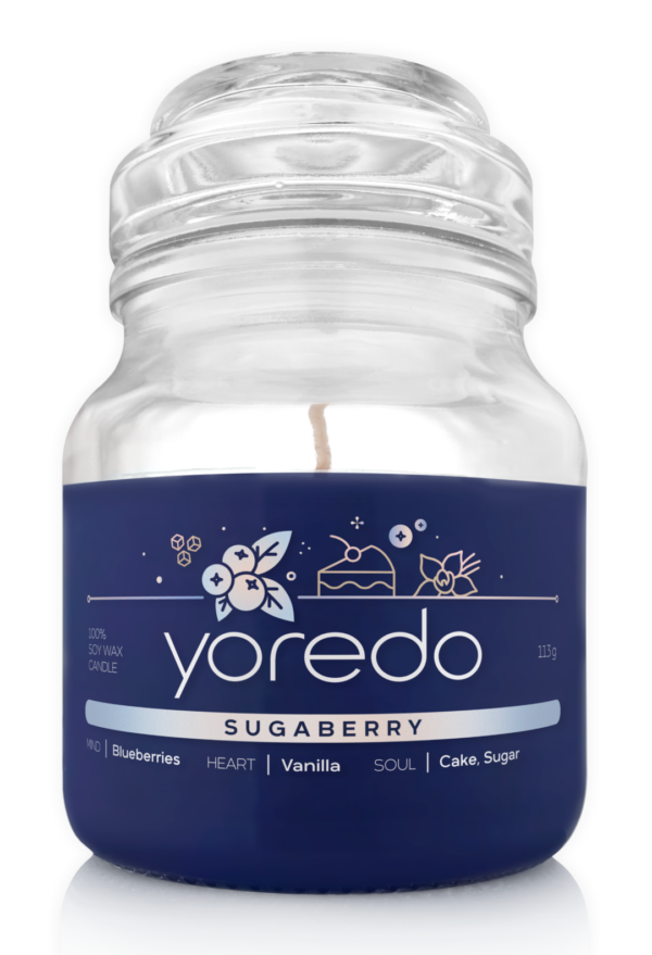 Yoredo Candle Sugaberry świeca sojowa zapachowa 113 g